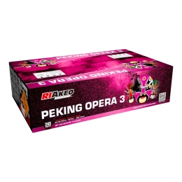 Ohňostroj RIAKEO Peking Opera 3, 24 různobarevných efektů, 243 ran, 20/25/30 mm.